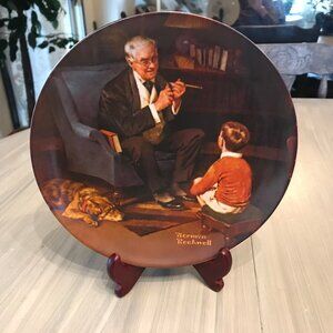 Norman Rockwell Collection Plate "The Tycoon"
